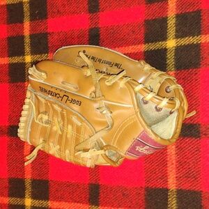 Rickey Henderson Rawlings RBG135 Rawlings Baseball‎ Youth Leather Glove LHT